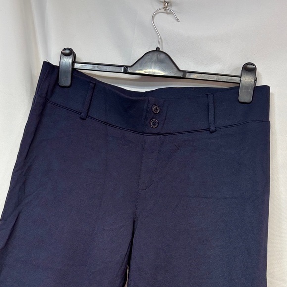 Alyx Dark Navy Pull On Wide Leg Rayon Blend Pants Xl